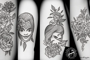 Two daughters tattoo idea
