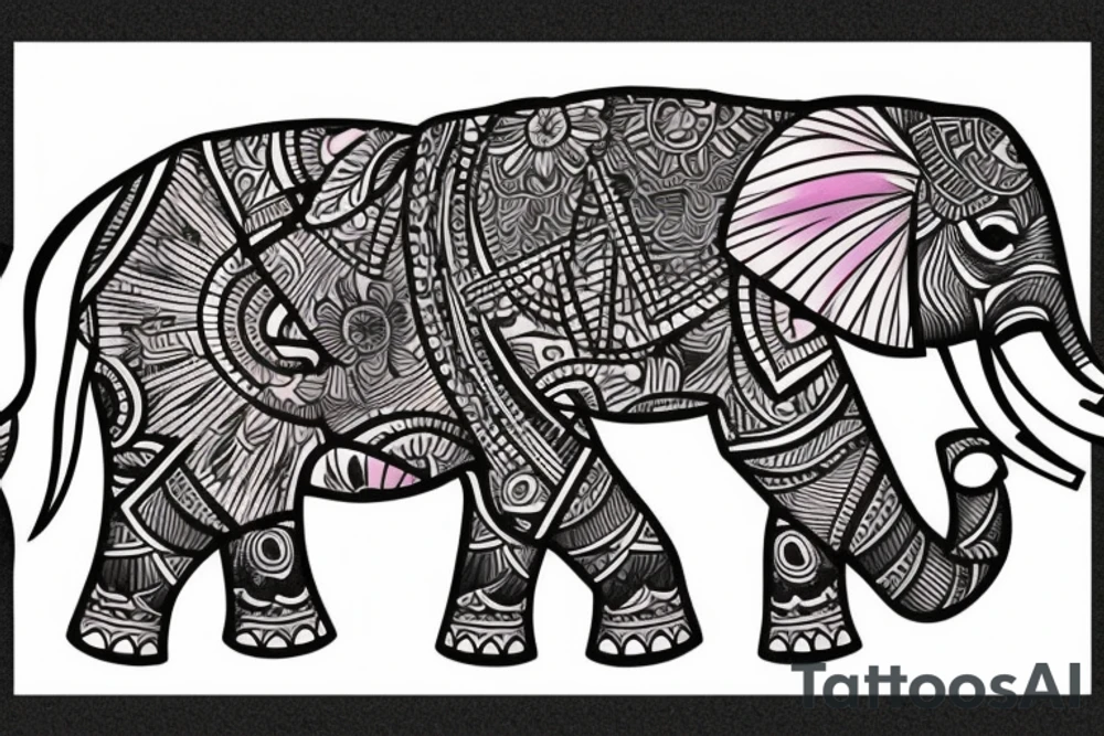 Elephant tattoo idea