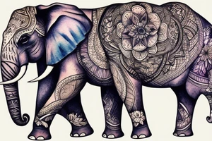 Elephant tattoo idea