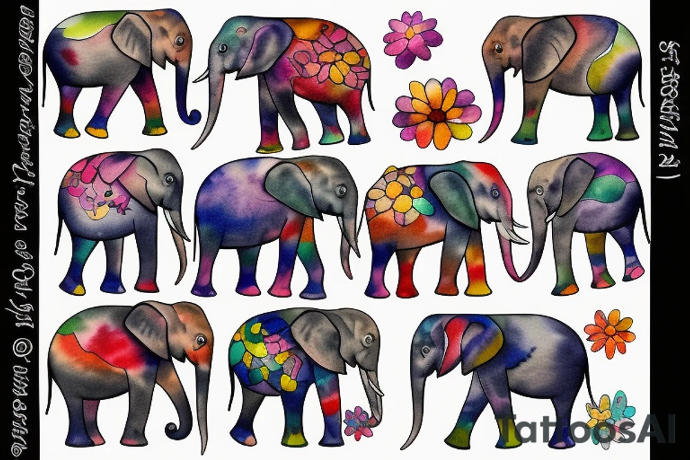 Elephant tattoo idea