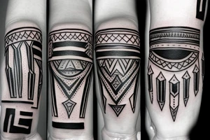 russian jail skinny cool small tribal on a hand tattoo idea