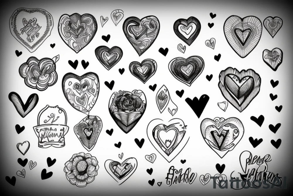 Heart tattoo idea