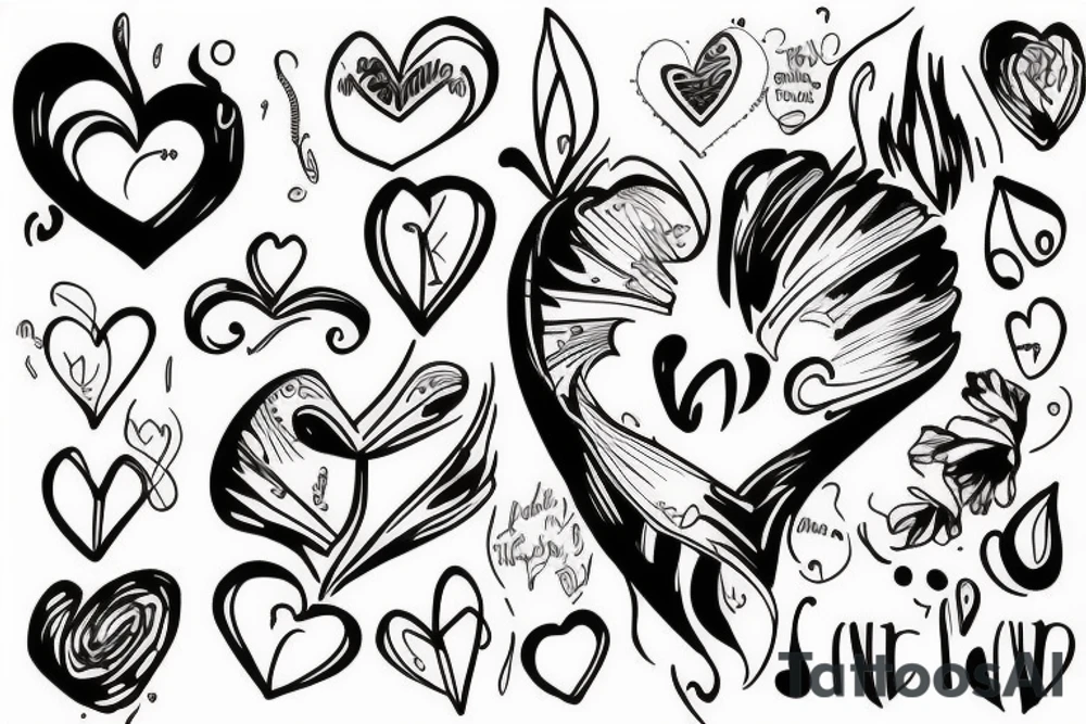 Heart tattoo idea