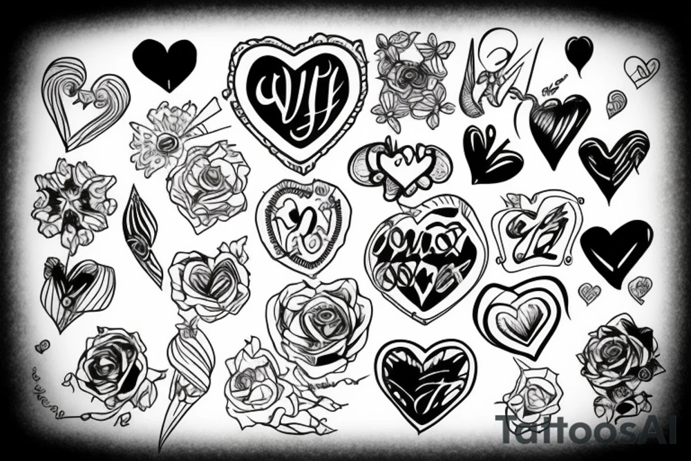 heart tattoo idea