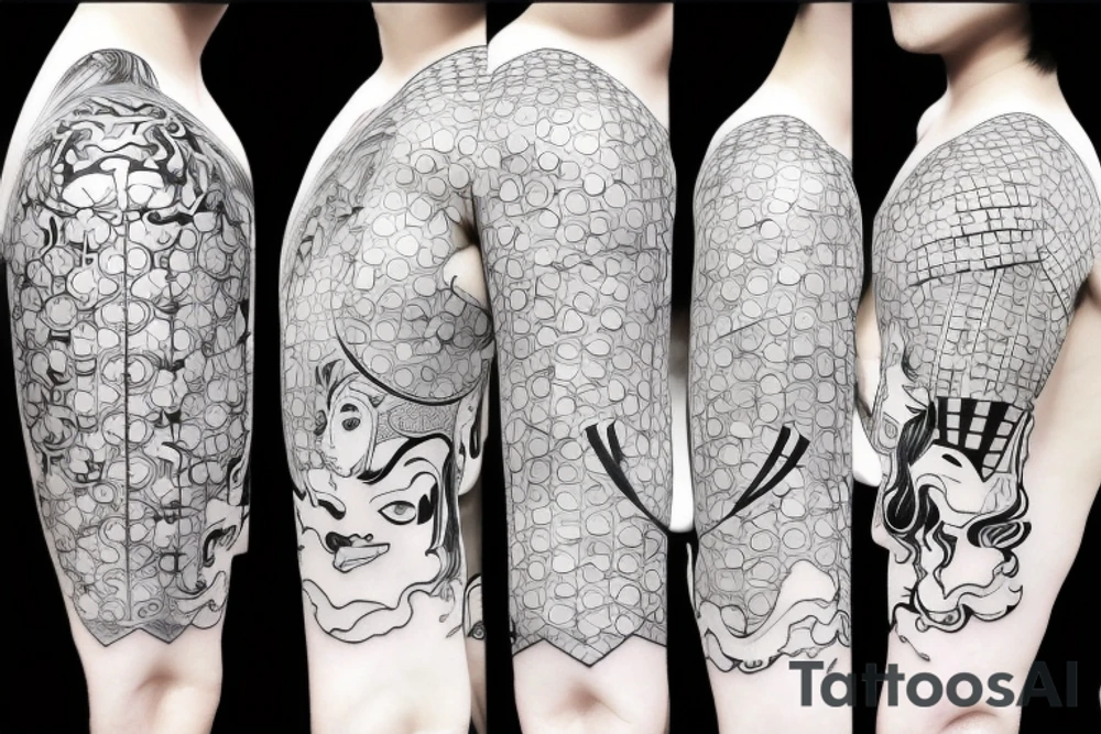 Kimetsu from the anime Kimetsu no Yaiba tattoo idea
