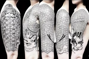 Kimetsu from the anime Kimetsu no Yaiba tattoo idea