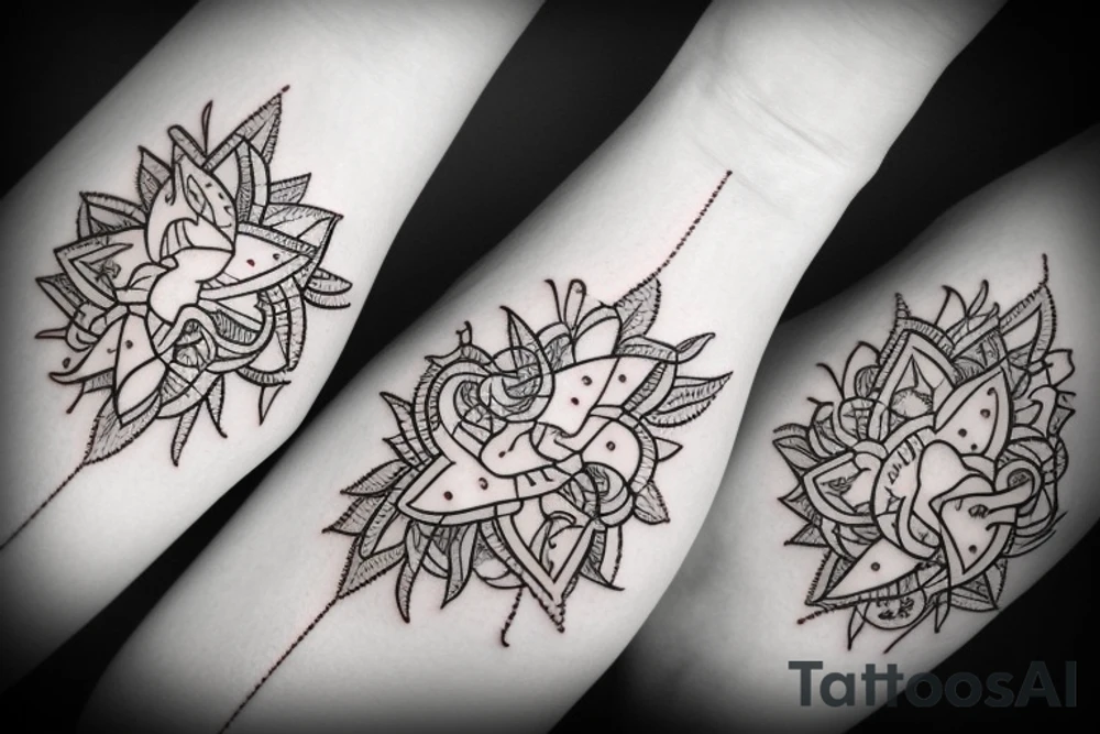marriage ring tattoo idea