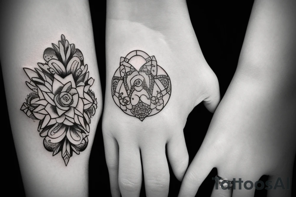 marriage ring tattoo idea