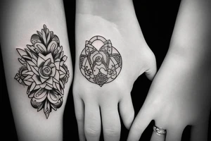 marriage ring tattoo idea