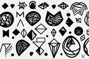 Minimalist line tattoo idea