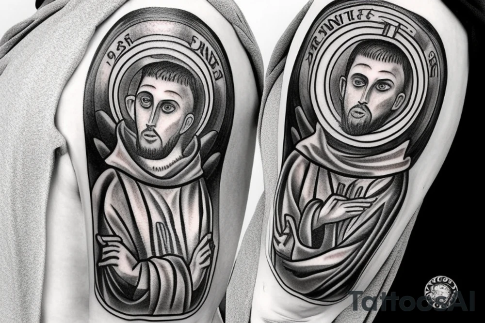 saint francis of assisi tattoo idea