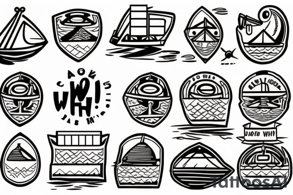 "Who's gonna carry the boats and the logs" tattoo idea