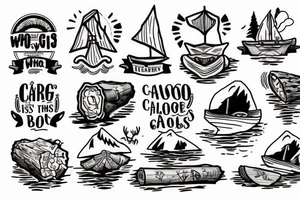 "Who's gonna carry the boats and the logs" tattoo idea