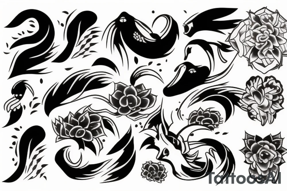 Japanese style tattoo idea