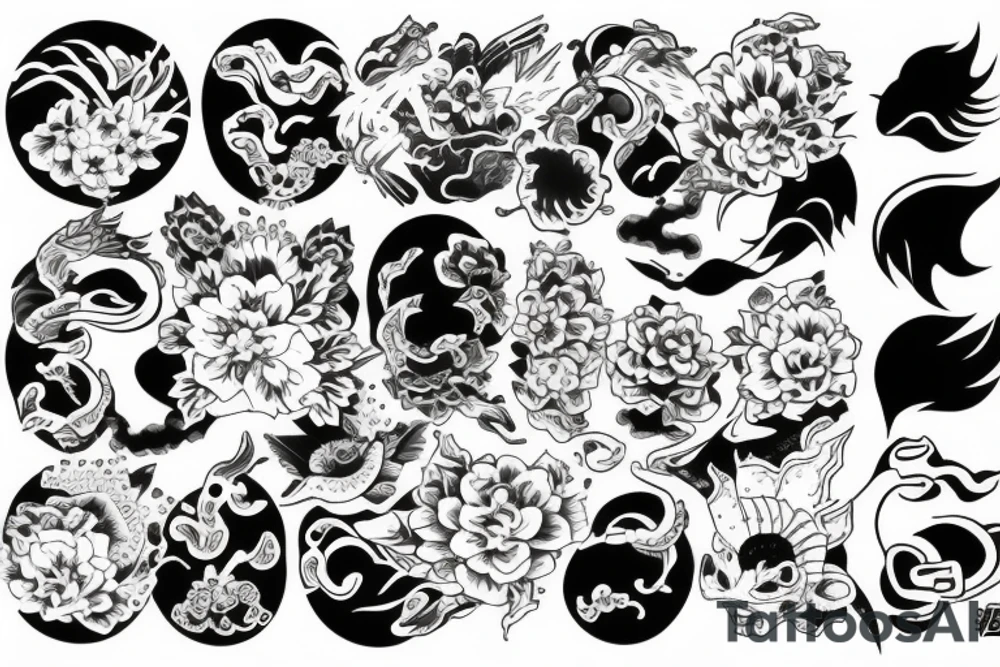 Japanese style tattoo idea