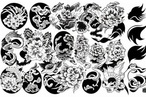 Japanese style tattoo idea