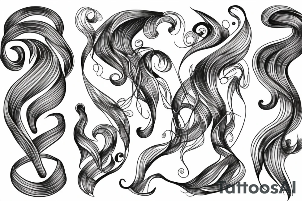 Organic shape that is flowy and radiant, back side tattoo idea Organic shape that is flowy and radiant, back side tattoo idea