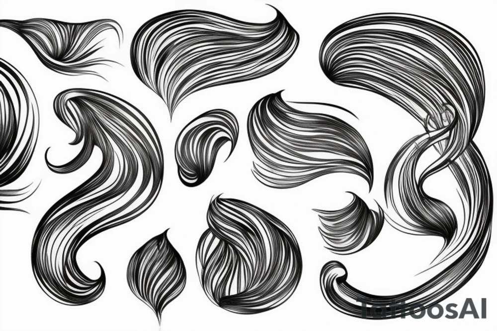 Organic shape that is flowy and radiant, back side tattoo idea Organic shape that is flowy and radiant, back side tattoo idea