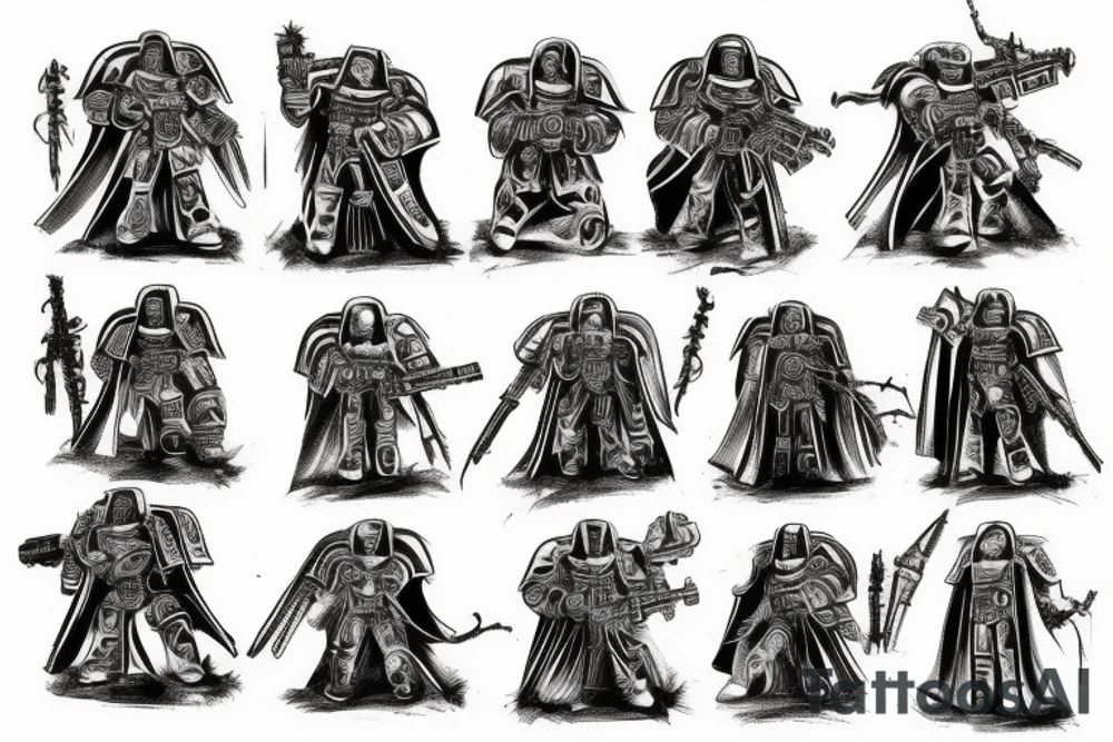 Warhammer 40k imperial guard tattoo idea
