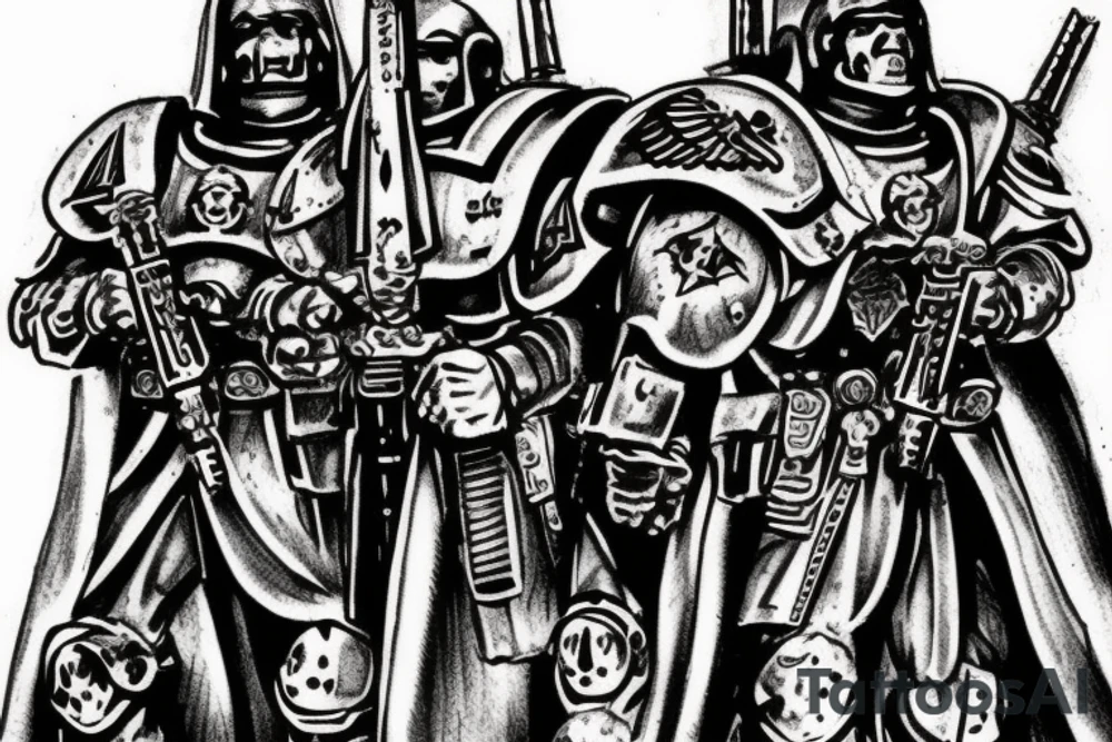 Warhammer 40k imperial guard tattoo idea