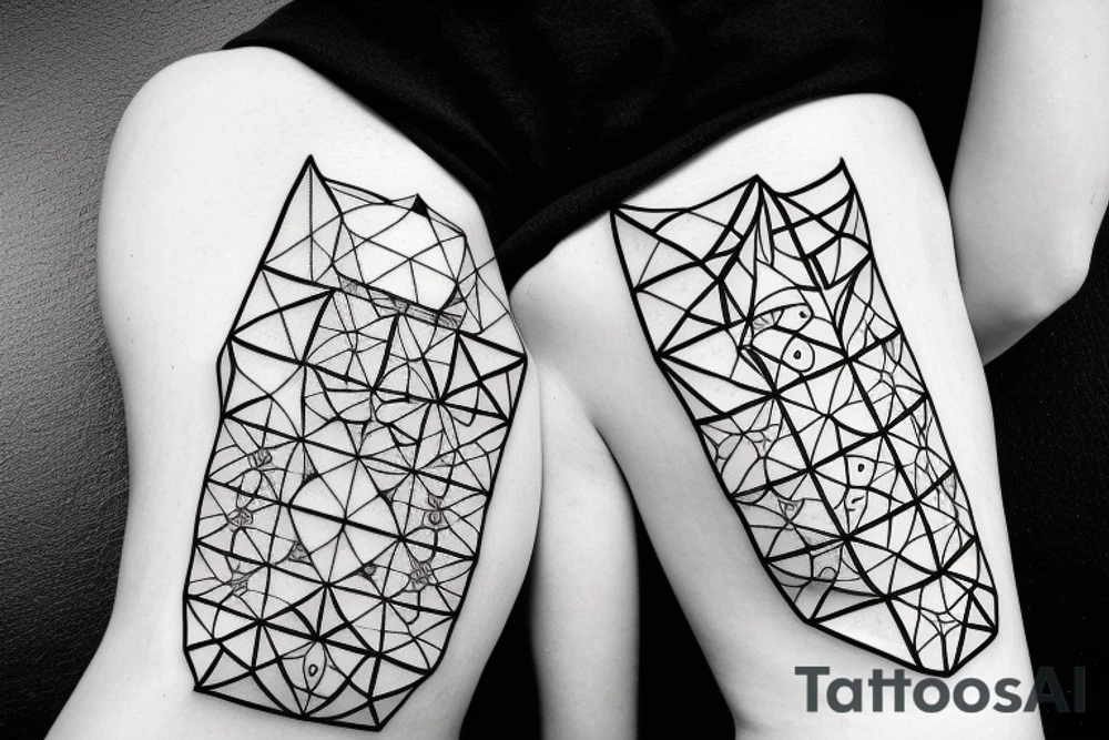 Geometric tattoo idea