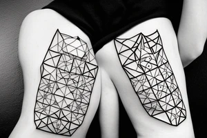 Geometric tattoo idea