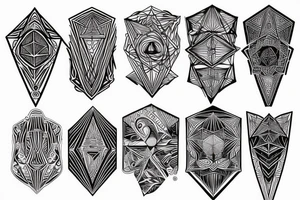 Geometric tattoo idea