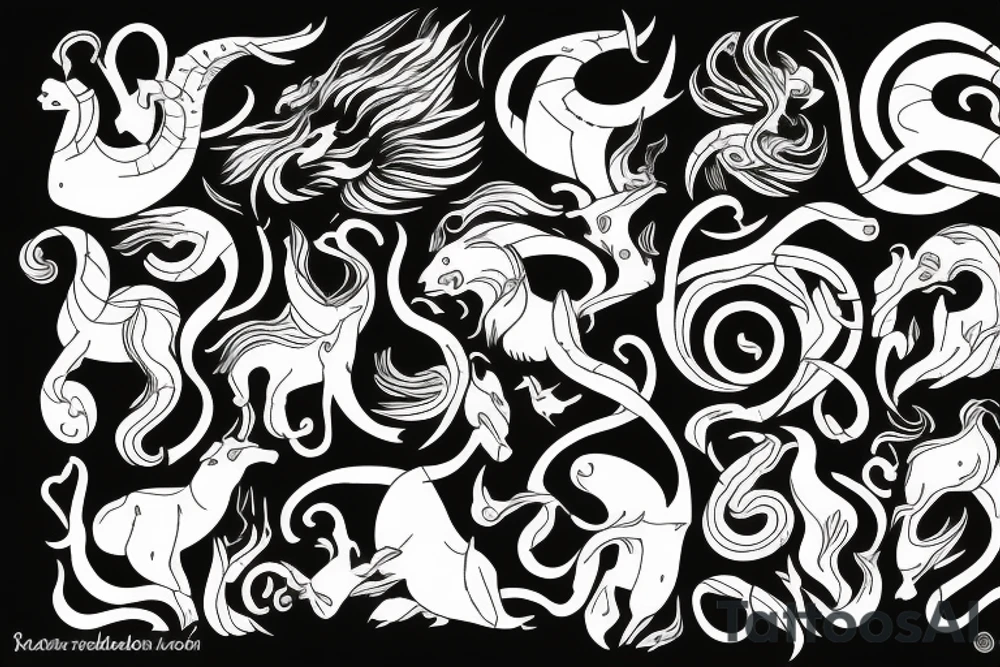 capricorn tattoo idea