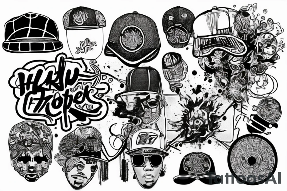 hip hop tattoo idea