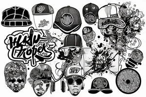 hip hop tattoo idea