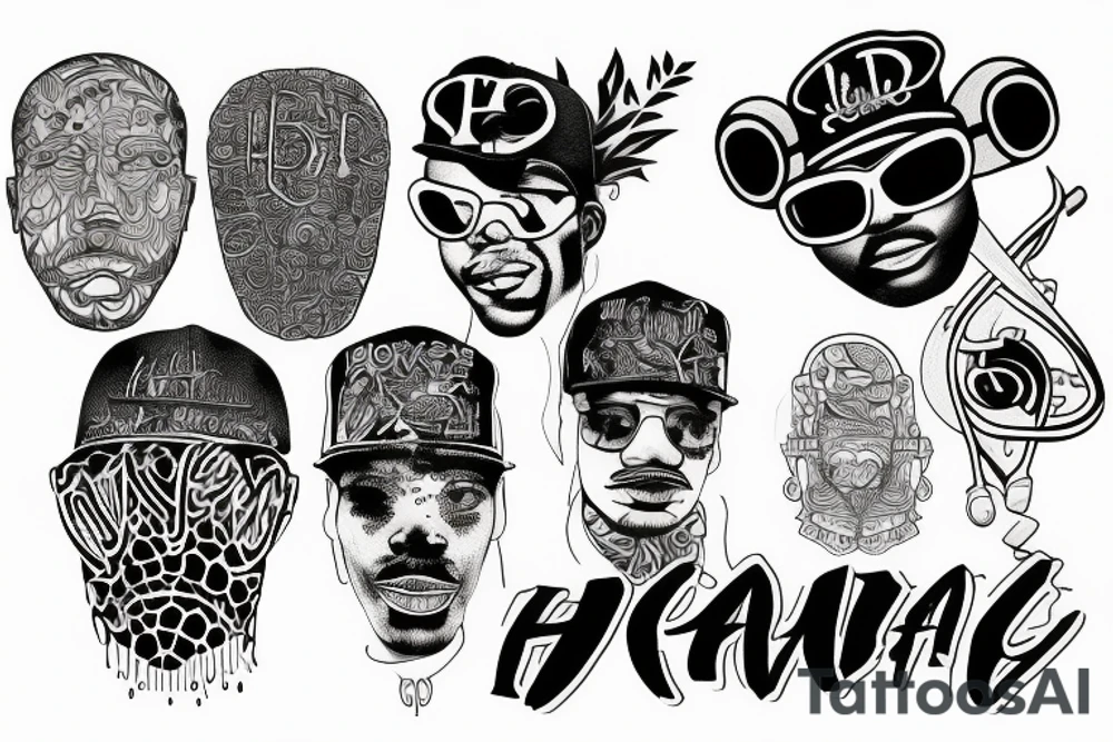 hip hop tattoo idea