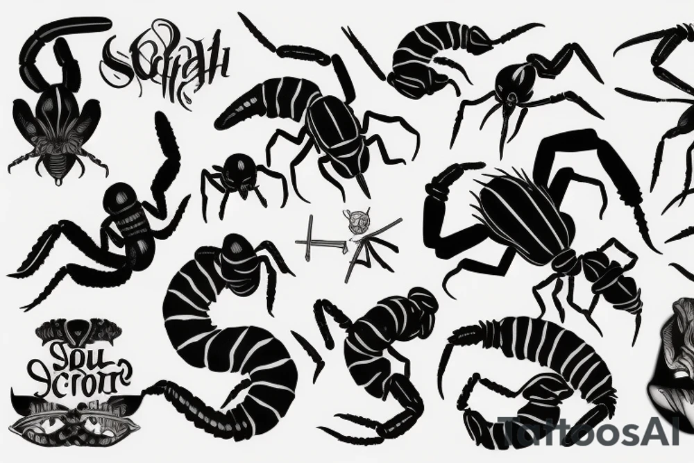 scorpion tattoo idea