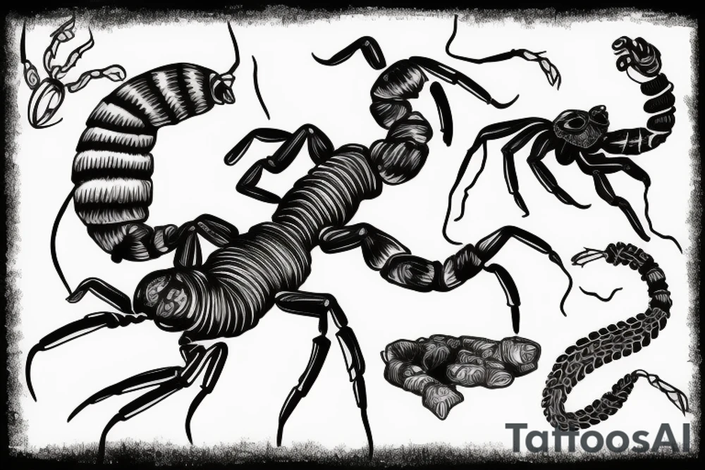 scorpion tattoo idea