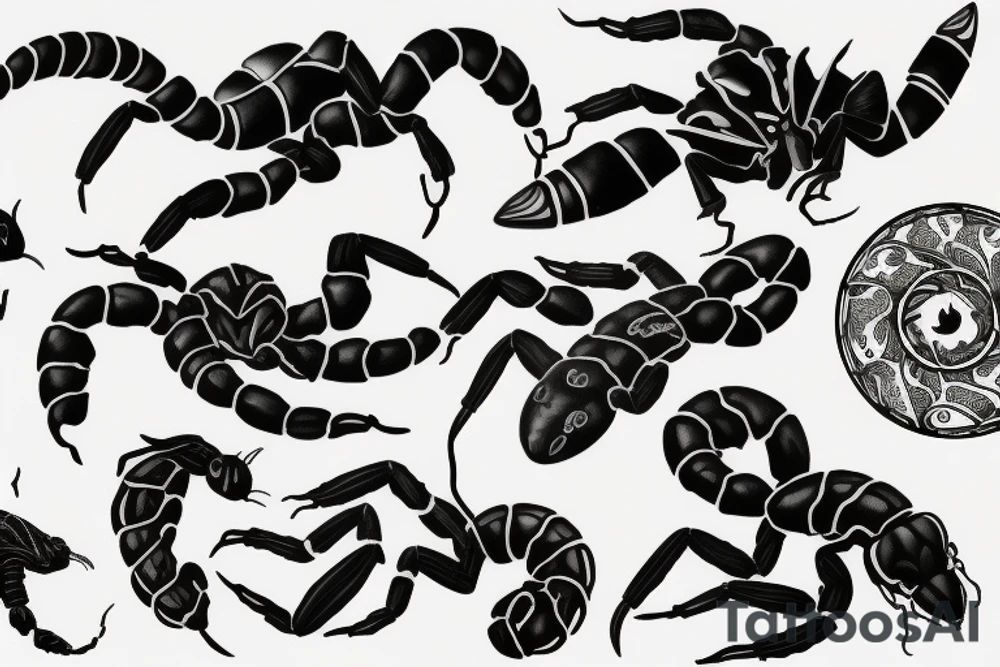 scorpion tattoo idea