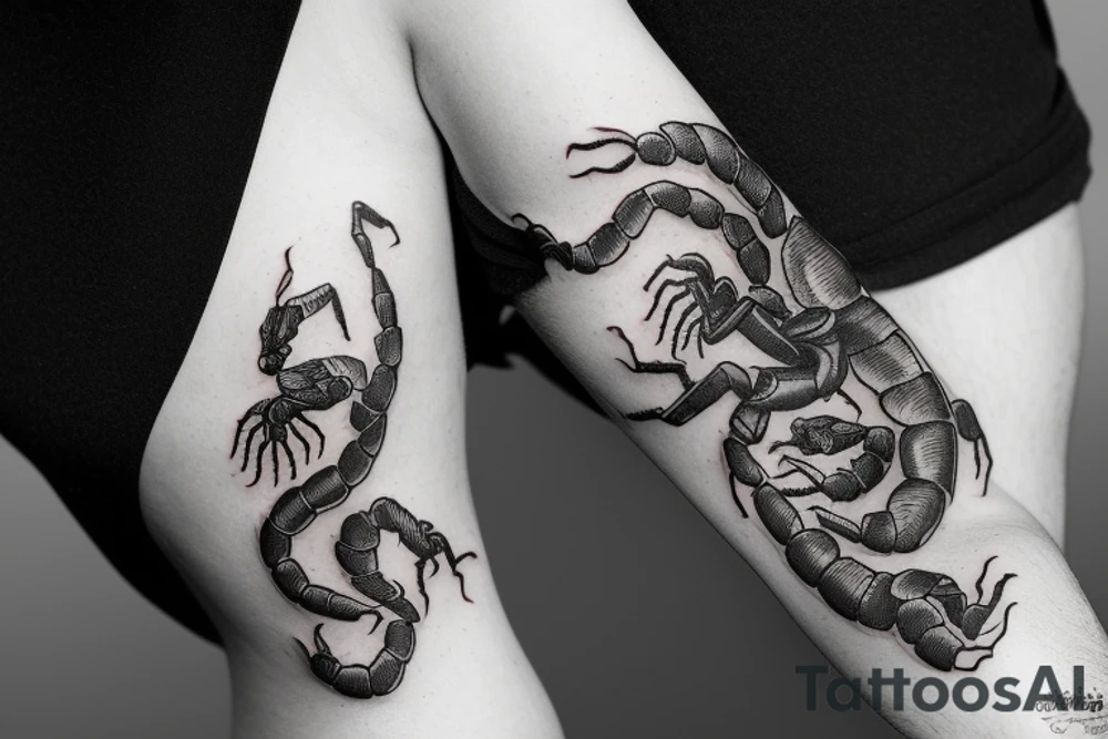 scorpion tattoo idea