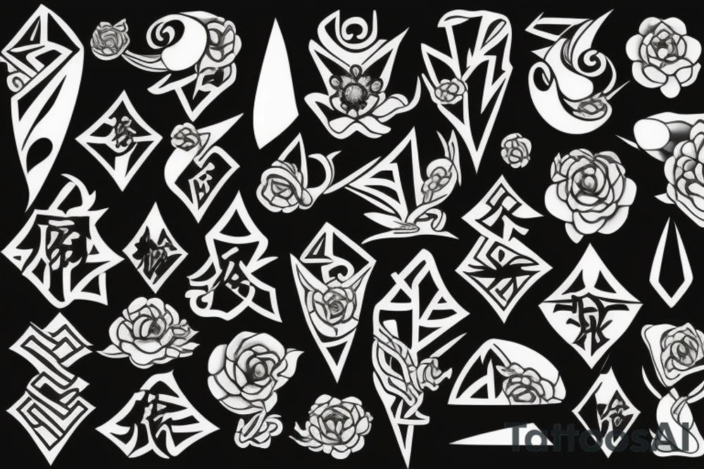 sakura, kunai tattoo idea