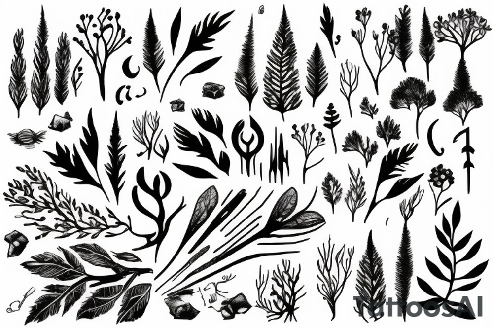 Forest tattoo idea