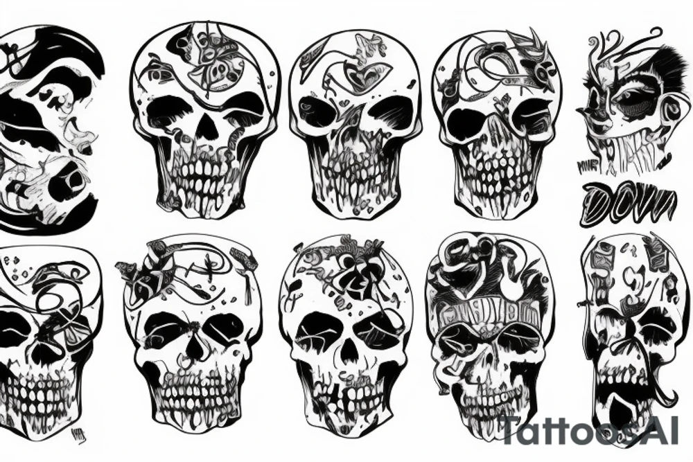 the down is upside tattoo idea