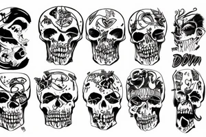 the down is upside tattoo idea