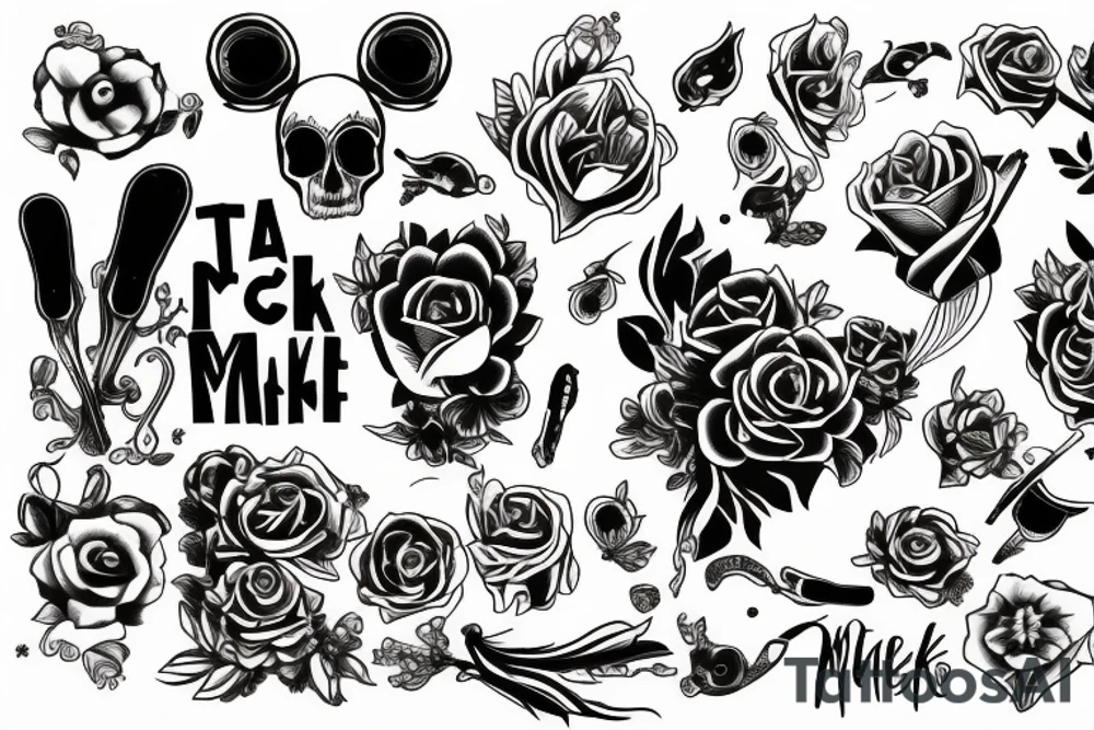 Fuck me harder tattoo idea