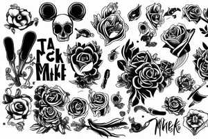 Fuck me harder tattoo idea