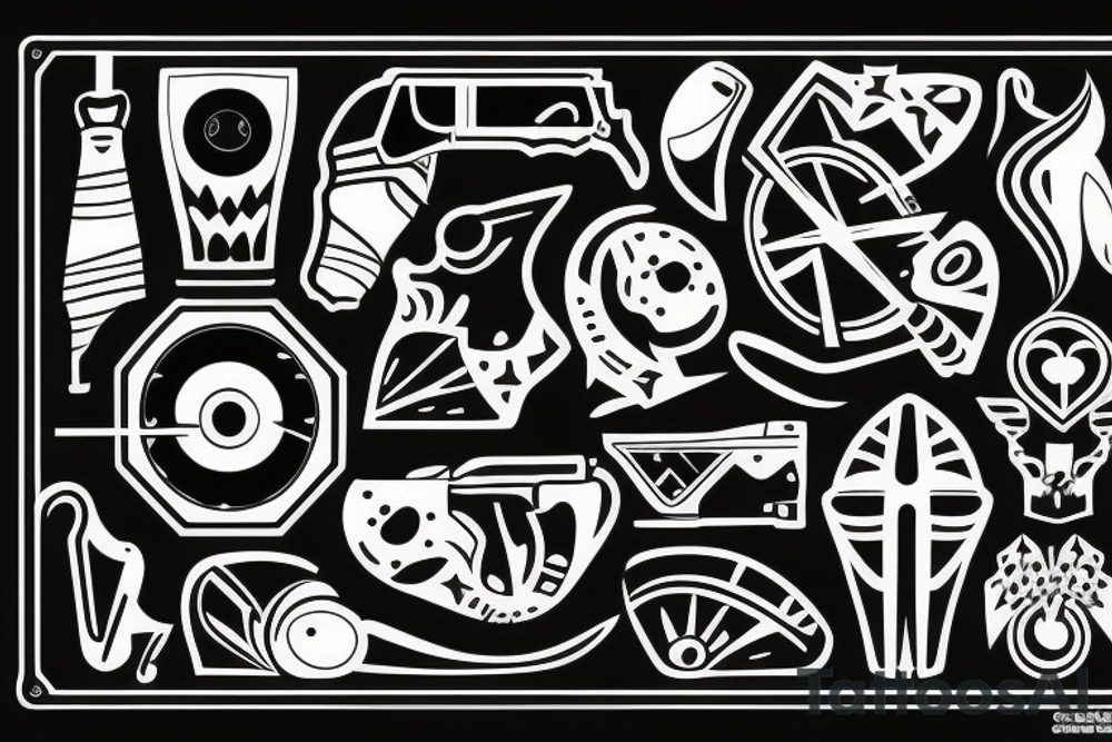shotgun tattoo idea