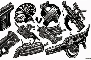 shotgun tattoo idea