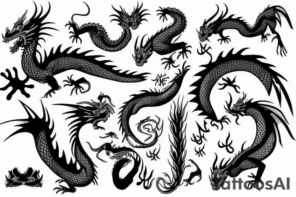 dragon tattoo idea