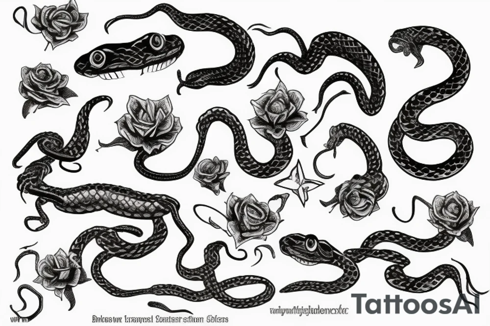 snake tattoo idea