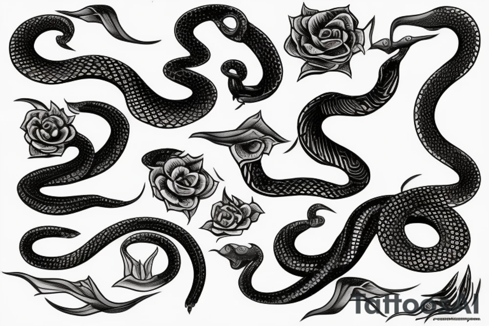 snake tattoo idea