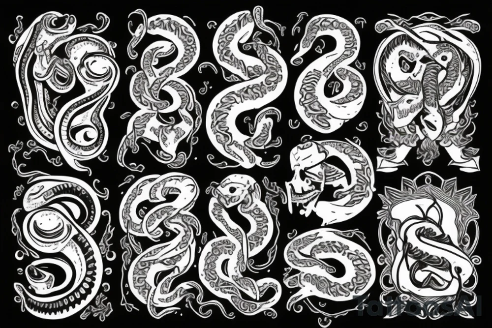 snake tattoo idea