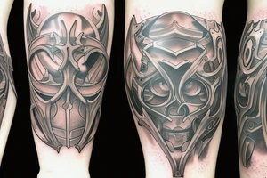 Full plate arm paladin tattoo idea
