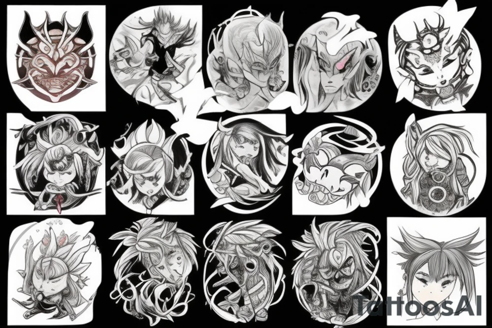 Anime dgaron tattoo idea