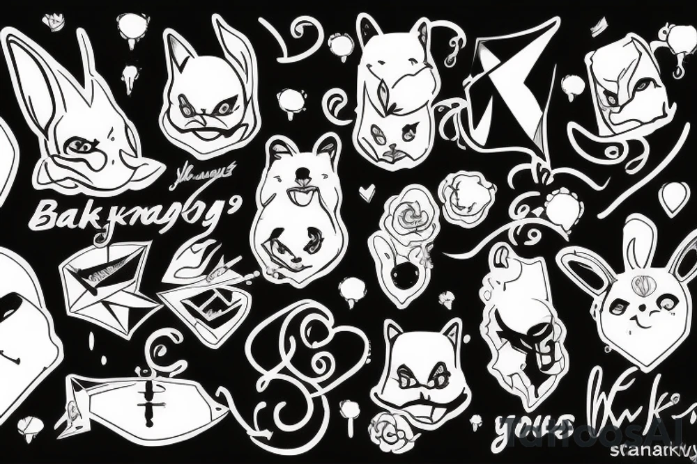 Something like a Bunksy works tattoo idea